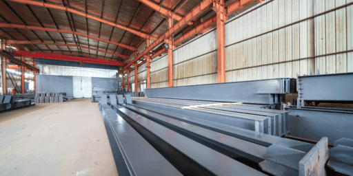 Steel used for buildings in the winter